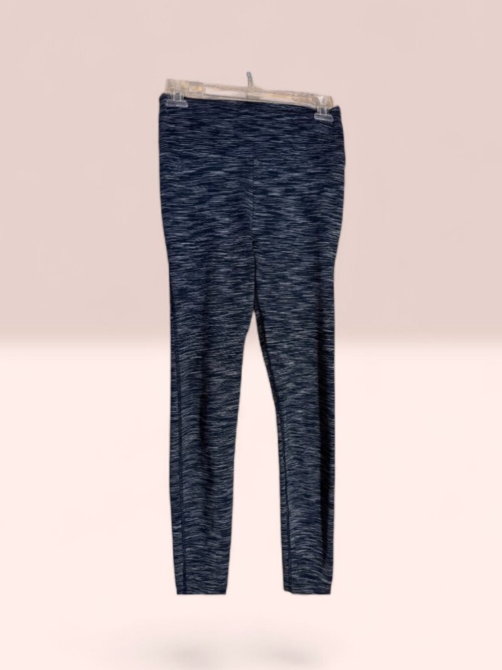 Outdoor Voices Navy Blue & Gray Space Dye FreeForm High-Rise Leggings Sz S